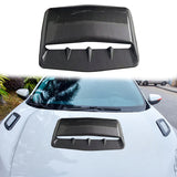 Brand New Universal Hood Scoop Vent Bonnet Cover Trim Car Air Flow Decorative Carbon Fiber Look