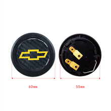 Load image into Gallery viewer, Brand New Universal Chevrolet Car Horn Button Black Steering Wheel Horn Button Center Cap