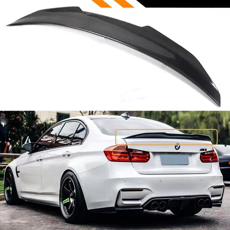 BRAND NEW 2013-2018 BMW F30 330i 335i F80 M3 Real Carbon Fiber HighKick PSM Style Trunk Spoiler