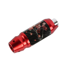 Load image into Gallery viewer, Brand New Universal Sakura Flower Real Carbon Fiber Red Aluminum Automatic Transmission Racing Gear Shift Knob