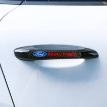 Load image into Gallery viewer, Brand New 4PCS Ford Racing Real Carbon Fiber Black Car Trunk Side Fenders Door Badge Scratch Guard Sticker