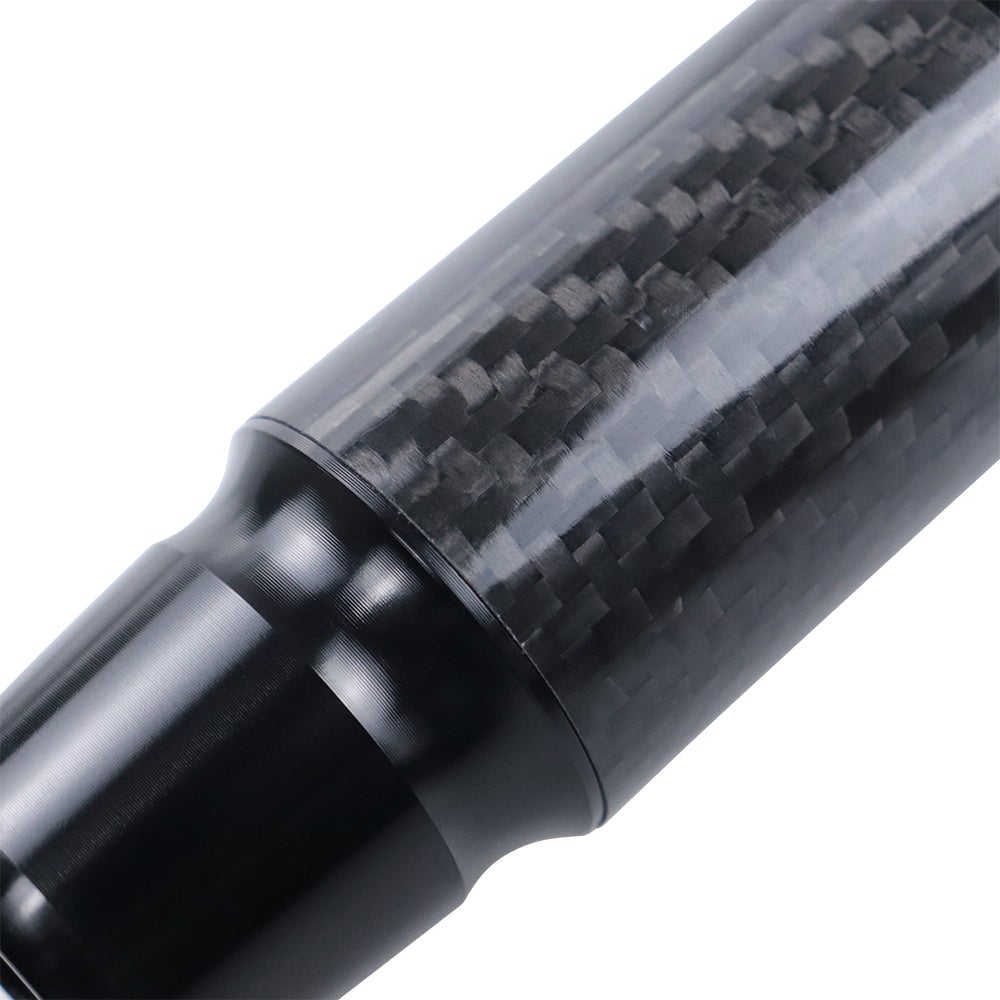 Brand New Universal TRD Black Real Carbon Fiber Racing Gear Stick Shift Knob For MT Manual M12 M10 M8