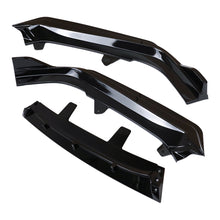 Load image into Gallery viewer, BRAND NEW 2021-2022 HONDA ACCORD JDM 3PCS GLOSSY BLACK FRONT BUMPER LIP SPLITTER KIT