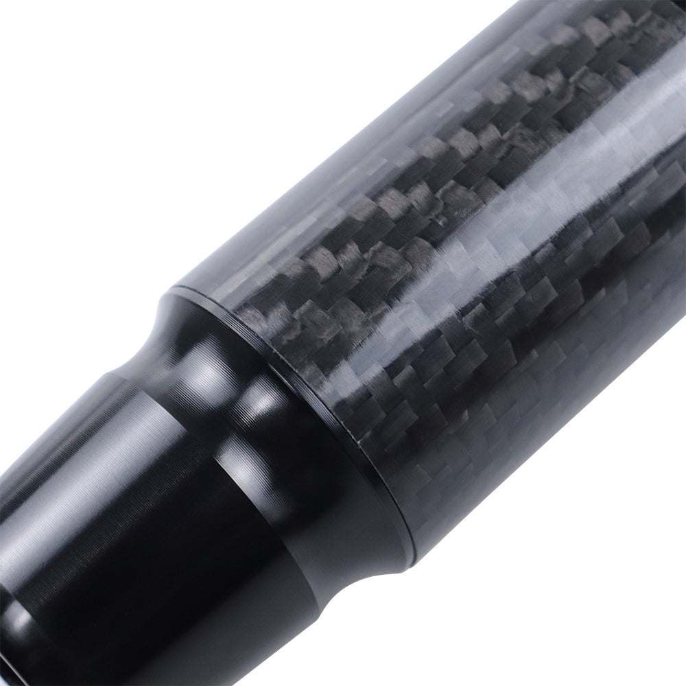 Brand New Universal MAZDASPEED Black Real Carbon Fiber Racing Gear Stick Shift Knob For MT Manual M12 M10 M8