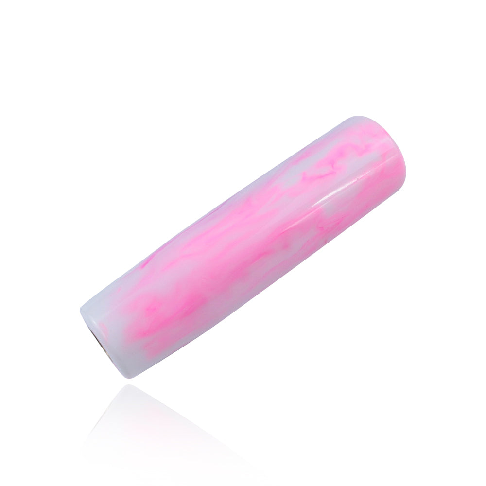 Brand New 12CM Universal Pearl Long Pink Stick Manual Car Gear Shift Knob Shifter M8 M10 M12