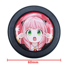 Load image into Gallery viewer, Brand New Universal Anime Hentai Car Horn Button Black Steering Wheel Center Cap