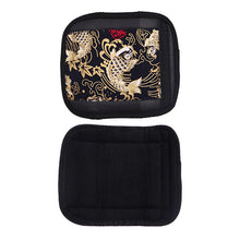 Load image into Gallery viewer, Brand New JDM Sakura Koi Fish Black Universal Car Handbrake PU Leather Sleeves Cover Kit