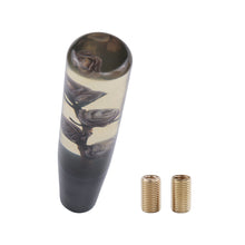 Load image into Gallery viewer, Brand New 1PCS Universal 20CM JDM Clear Purple Real Flowers Manual Car Black Base Racing Stick Shift Knob M8 M10 M12