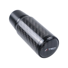 Load image into Gallery viewer, Brand New Universal TRD Black Real Carbon Fiber Racing Gear Stick Shift Knob For MT Manual M12 M10 M8