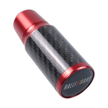 Load image into Gallery viewer, Brand New Universal Ralliart Red Real Carbon Fiber Racing Gear Stick Shift Knob For MT Manual M12 M10 M8