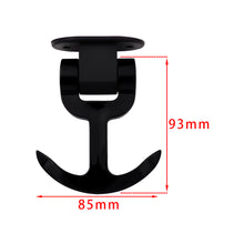 Load image into Gallery viewer, Brand New JDM Universal Front / Rear Cool Black Track Racing Style ABS Tow Hook Ring Sticker For All Car Model