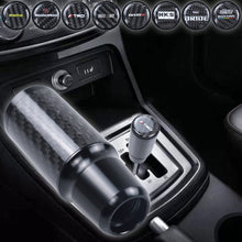 Load image into Gallery viewer, Brand New Universal TRD Black Real Carbon Fiber Racing Gear Stick Shift Knob For MT Manual M12 M10 M8