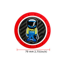 Load image into Gallery viewer, Brand New 2PCS Spoon Sports Racer Real Carbon Fiber Car Cup Holder Pad Water Cup Slot Non-Slip Mat Universal