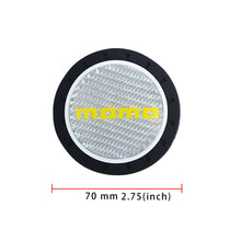 Load image into Gallery viewer, Brand New 2PCS MOMO Real Carbon Fiber Car Cup Holder Pad Water Cup Slot Non-Slip Mat Universal