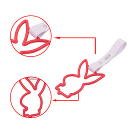 Brand New Playboy Bunny Shaped Red JDM TSURIKAWA Subway Bus Handle Strap Charm Drift
