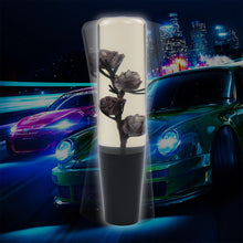 Load image into Gallery viewer, Brand New 1PCS Universal 20CM JDM Clear Purple Real Flowers Manual Car Black Base Racing Stick Shift Knob M8 M10 M12