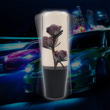 Load image into Gallery viewer, Brand New 1PCS Universal 15CM JDM Clear Purple Real Flowers Manual Car Black Base Racing Stick Shift Knob M8 M10 M12