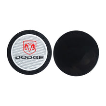 Load image into Gallery viewer, Brand New 2PCS Dodge Real Carbon Fiber Car Cup Holder Pad Water Cup Slot Non-Slip Mat Universal