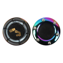 Load image into Gallery viewer, BRAND NEW UNIVERSAL NEO CHROME CAR HORN BUTTON STEERING WHEEL CENTER CAP