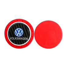 Load image into Gallery viewer, Brand New 2PCS Volkswagen Real Carbon Fiber Car Cup Holder Pad Water Cup Slot Non-Slip Mat Universal