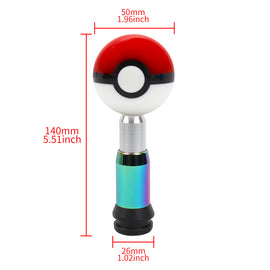 Brand New Universal Pokemon Pokeball Round Ball Shift Knob Automatic Car Gear Shifter