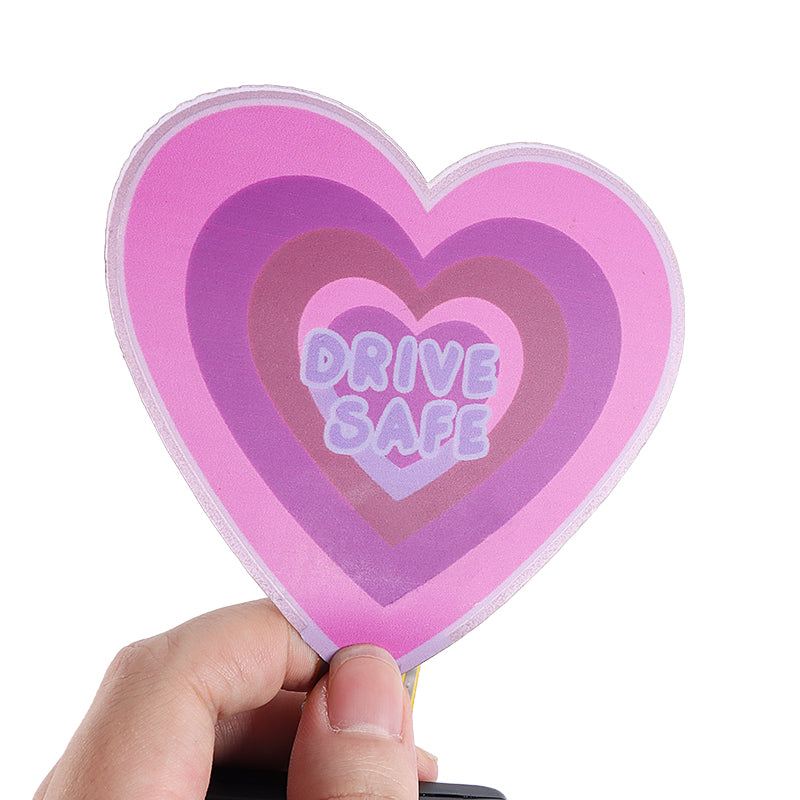 BRAND NEW 1PCS JDM HEART DRIVE SAFE Marker Lamp LED Interior Decoration Light