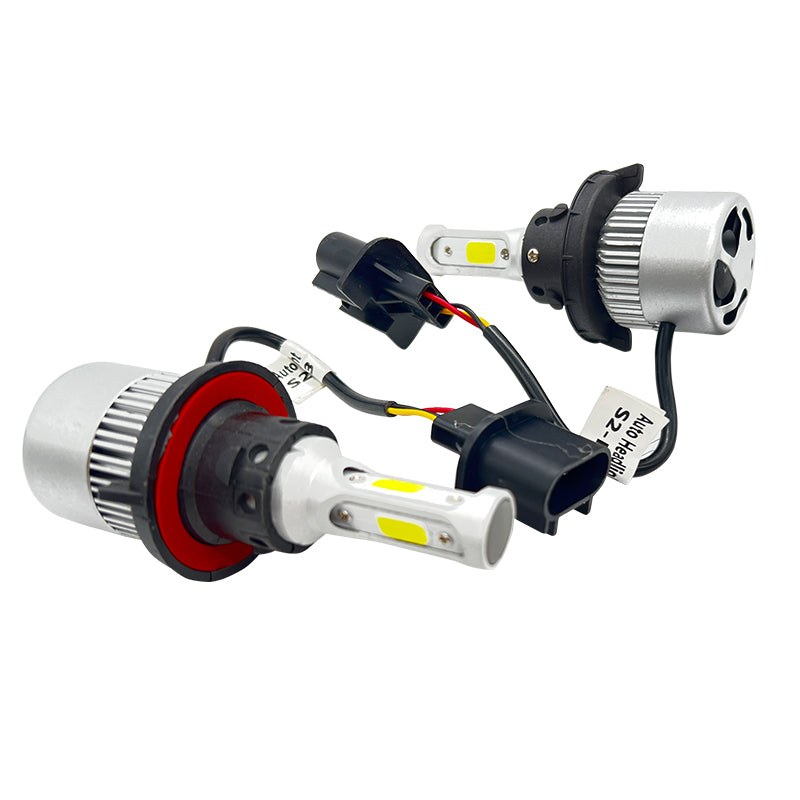 Brand New Premium Design H13 LED Headlight Bulb Pack 16000 Lumen 6500K Bright White