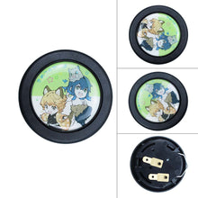 Load image into Gallery viewer, Brand New Universal Anime Hentai Car Horn Button Black Steering Wheel Center Cap