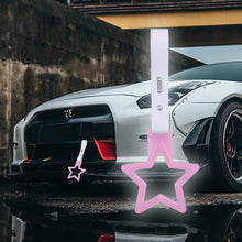 Load image into Gallery viewer, Brand New Star Pink Glows In The Dark JDM TSURIKAWA Subway Bus Handle Strap Charm Drift