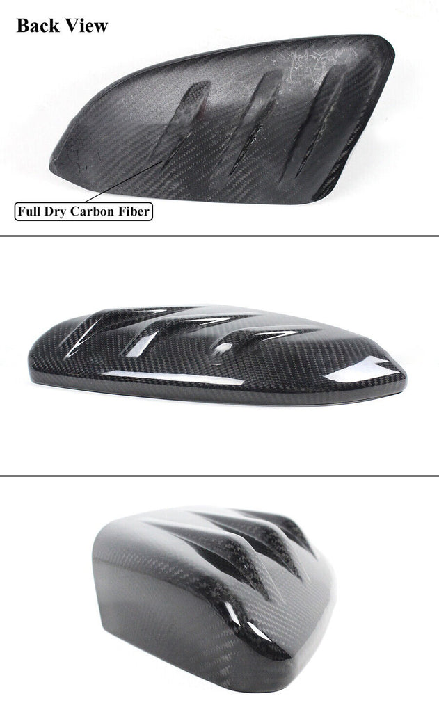 Brand New Real Carbon Fiber Side Mirror Cover Cover Trim Mugen Style For Honda Civic 10th Gen 2016-2021