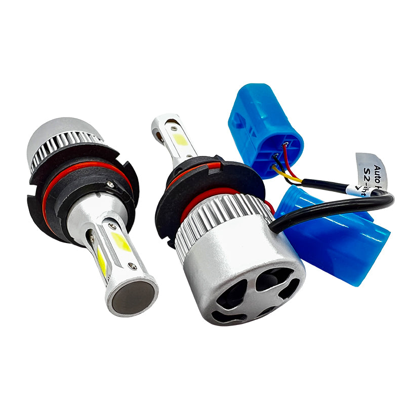 Brand New Premium Design 9007 LED Headlight Bulb Pack 16000 Lumen 6500K Bright White