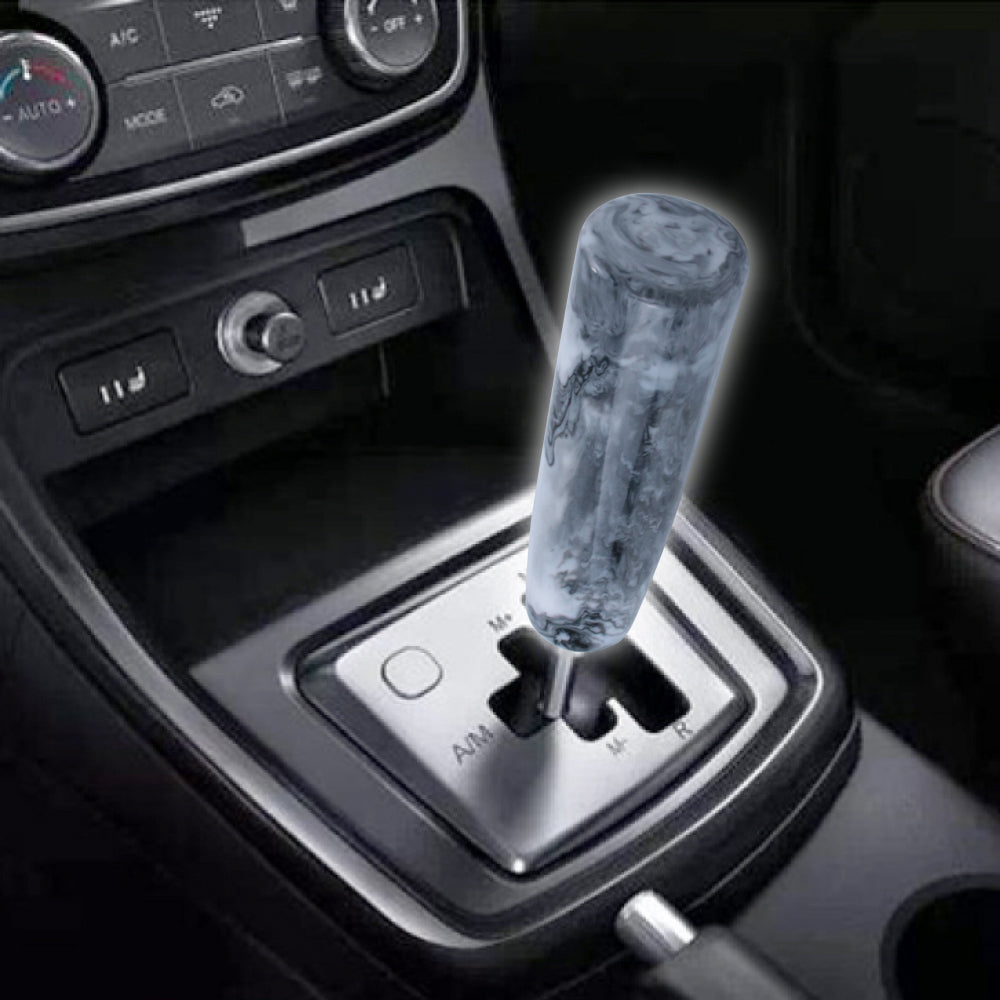 Brand New 12CM Universal Pearl Long Grey Stick Manual Car Gear Shift Knob Shifter M8 M10 M12