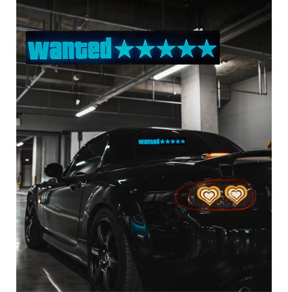 BRAND NEW WANTED 5 STARS JDM Glow Panel Electric Lamp Interior LED Lig – JK  Racing Inc