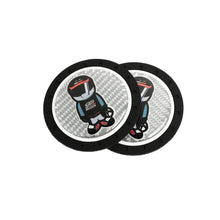 Load image into Gallery viewer, Brand New 2PCS MUGEN RACER Real Carbon Fiber Car Cup Holder Pad Water Cup Slot Non-Slip Mat Universal
