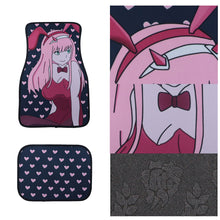 Load image into Gallery viewer, Brand New 4PCS UNIVERSAL ANIME GIRLS Racing Fabric Car Floor Mats Interior Carpets