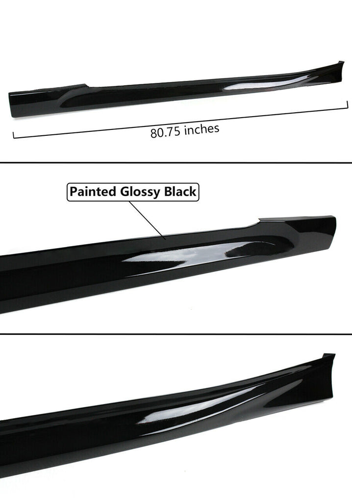 Brand New Yofer 2018-2022 Honda Accord Gloss Black Add-On Side Skirt Extensions Splitter