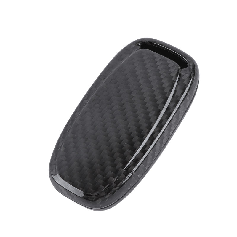Brand New Black Real Carbon Fiber Key Fob Case Cover Shell Keychain For Audi A3 A4 A5 A6 A7 A8 S4 S5 S6 S7 RS TT Q2 Q3 Q5 Q7 R8 Quattro
