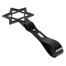 Load image into Gallery viewer, Brand New Hexagram Shaped Black JDM TSURIKAWA Subway Bus Black Handle Strap Charm Drift