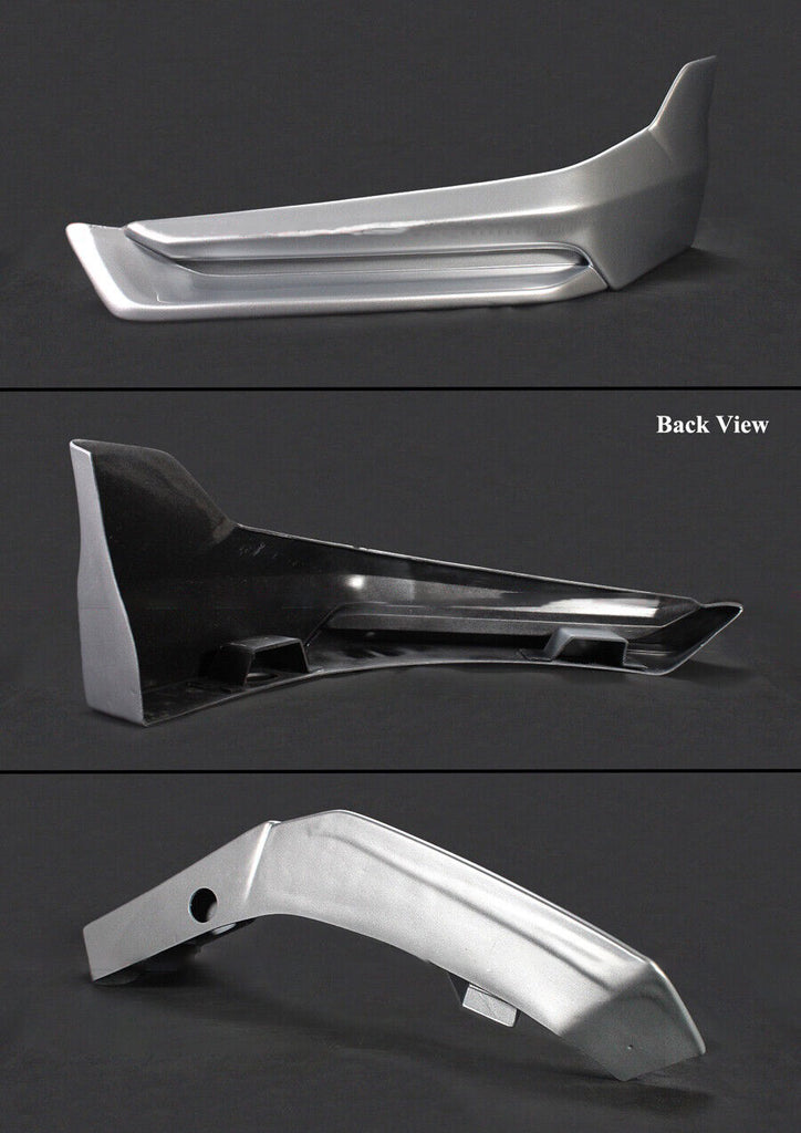 BRAND NEW 3PCS 2022-2023 Honda Civic 11th Gen Yofer Lunar Silver Metallic Front Bumper Lip Splitter Kit