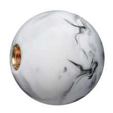 Load image into Gallery viewer, BRAND NEW UNIVERSAL JDM Pearl Round Starball White/Black Manual Gear Stick Shift Knob Lever Shifter M8 M10 M12