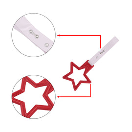 Brand New Star Handle Red JDM TSURIKAWA Ring Subway Train Bus White Handle Strap Charm Drift