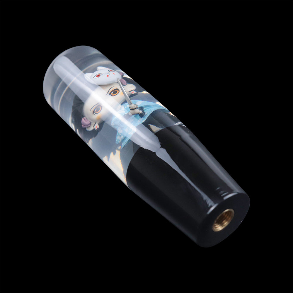Brand New Universal Anime Character Crystal Clear Stick Car Manual Gear Shift Knob Shifter Lever Cover