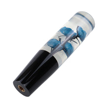 Load image into Gallery viewer, Brand New 1PCS Universal 20CM JDM Clear Blue Real Flowers Manual Car Black Base Racing Stick Shift Knob M8 M10 M12
