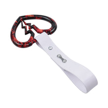 Load image into Gallery viewer, Brand New Broken Heart White JDM TSURIKAWA Ring Subway Train Bus Handle Strap Charm Drift