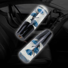 Load image into Gallery viewer, Brand New 1PCS Universal 15CM JDM Clear Blue Real Flowers Manual Car Black Base Racing Stick Shift Knob M8 M10 M12