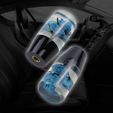 Load image into Gallery viewer, Brand New 1PCS Universal 10CM JDM Clear Blue Real Flowers Manual Car Black Base Racing Stick Shift Knob M8 M10 M12