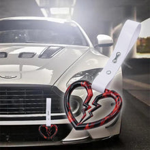 Load image into Gallery viewer, Brand New Broken Heart White JDM TSURIKAWA Ring Subway Train Bus Handle Strap Charm Drift