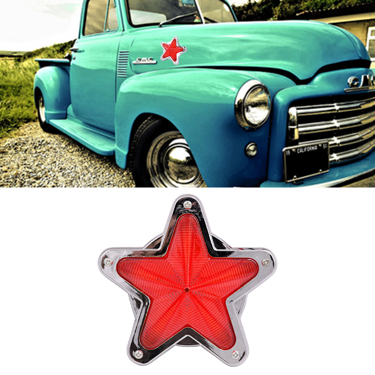 BRAND NEW 1PCS Red Star Shaped Side Marker / Accessory / Led Light / Turn Signal