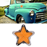 BRAND NEW 1PCS Orange Star Shaped Side Marker / Accessory / Led Light / Turn Signal