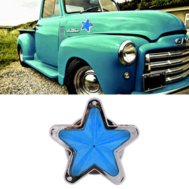 BRAND NEW 1PCS Blue Star Shaped Side Marker / Accessory / Led Light / Turn Signal